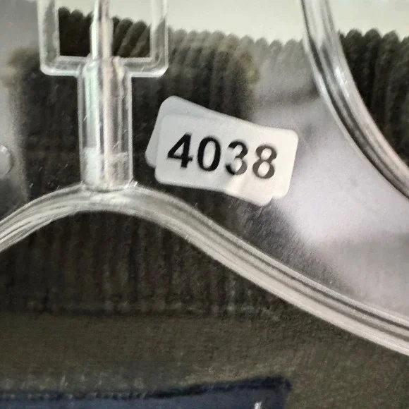 Abercrombie & Fitch Corduroy Shirt Men L Tall Green Cotton Shacket Vintage - Picture 12 of 12